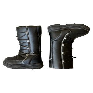 Khombu Black Snow Boots Sz 8